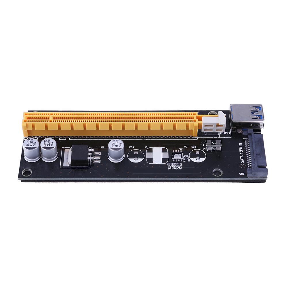 

VER007S PCI-E 1X to 16X Extender Graphic Card Adapter Mining Cable Kit, 501 Original