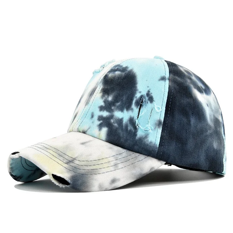 Ripped Baseball Cap Distressed Baseball Cap Ripped Graffiti Peaked Cap Cover Cap Sun Hat Wholesale