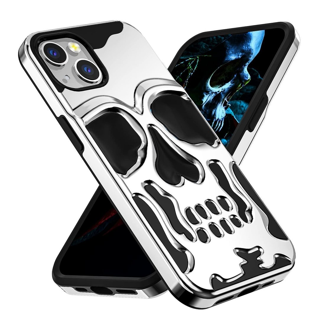 Electroplating Skull iPhone Case