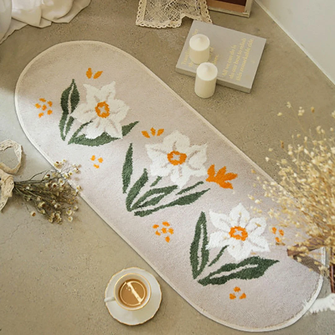 Boho Oval Throw Rugs
