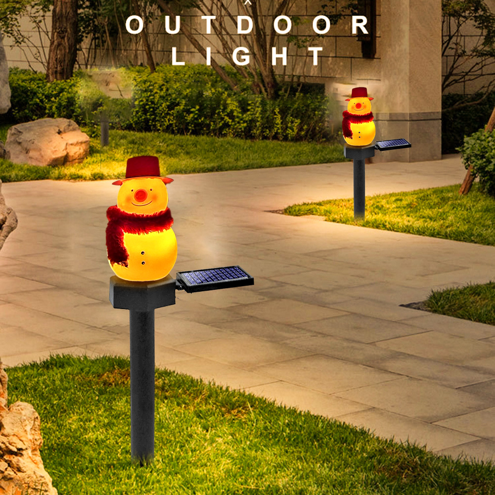 

Solar Snowman Ground-Landscape Light, 501 Original