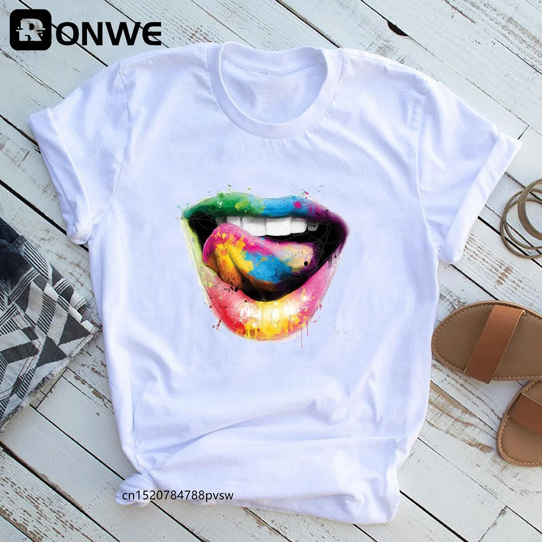 I Licked It So It's Mine Graphic Black T shirt Summer Girl LGBT Harajuku 90s Clothes Female Tops Tee,Drop Ship
