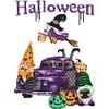 3PCS Diamond Painting Halloween Goblin Elemen Gift Stickers for Kids