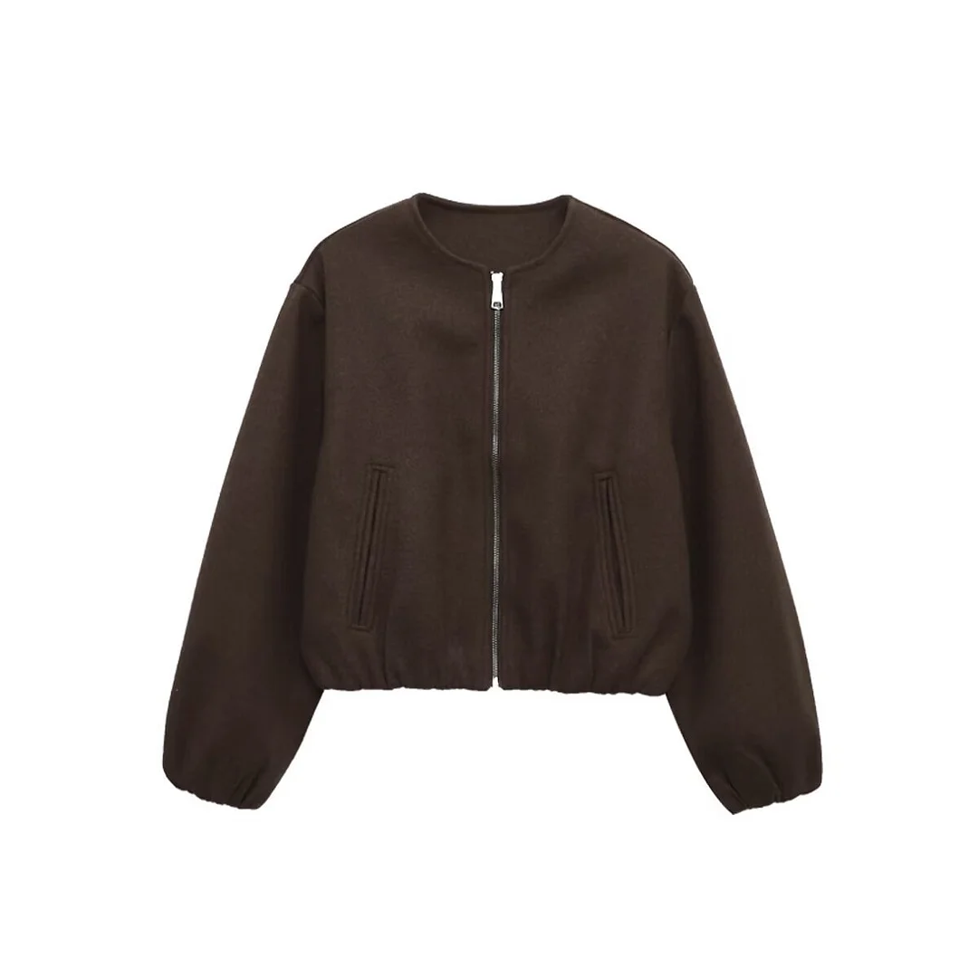 Nigikala Nigikala And Autumn 2025 Fashion New Soft Bomber Jacket Women's M56867