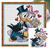 (Multi-Style) Disney Donald Duck And Daisy-11CT Stamped Cross Stitch 40*40cm/15.75*15.75in