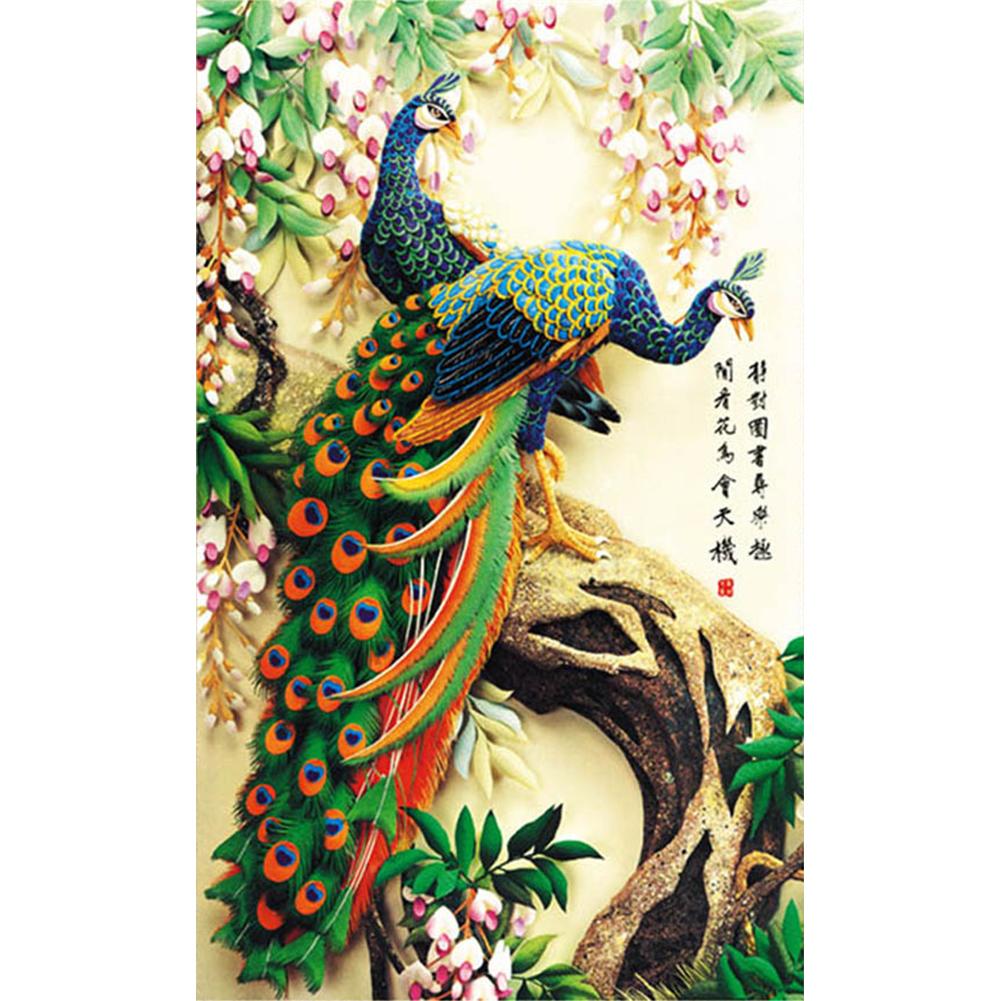 

Peacock - Special Shaped Diamond Painting - 32*45CM, 501 Original