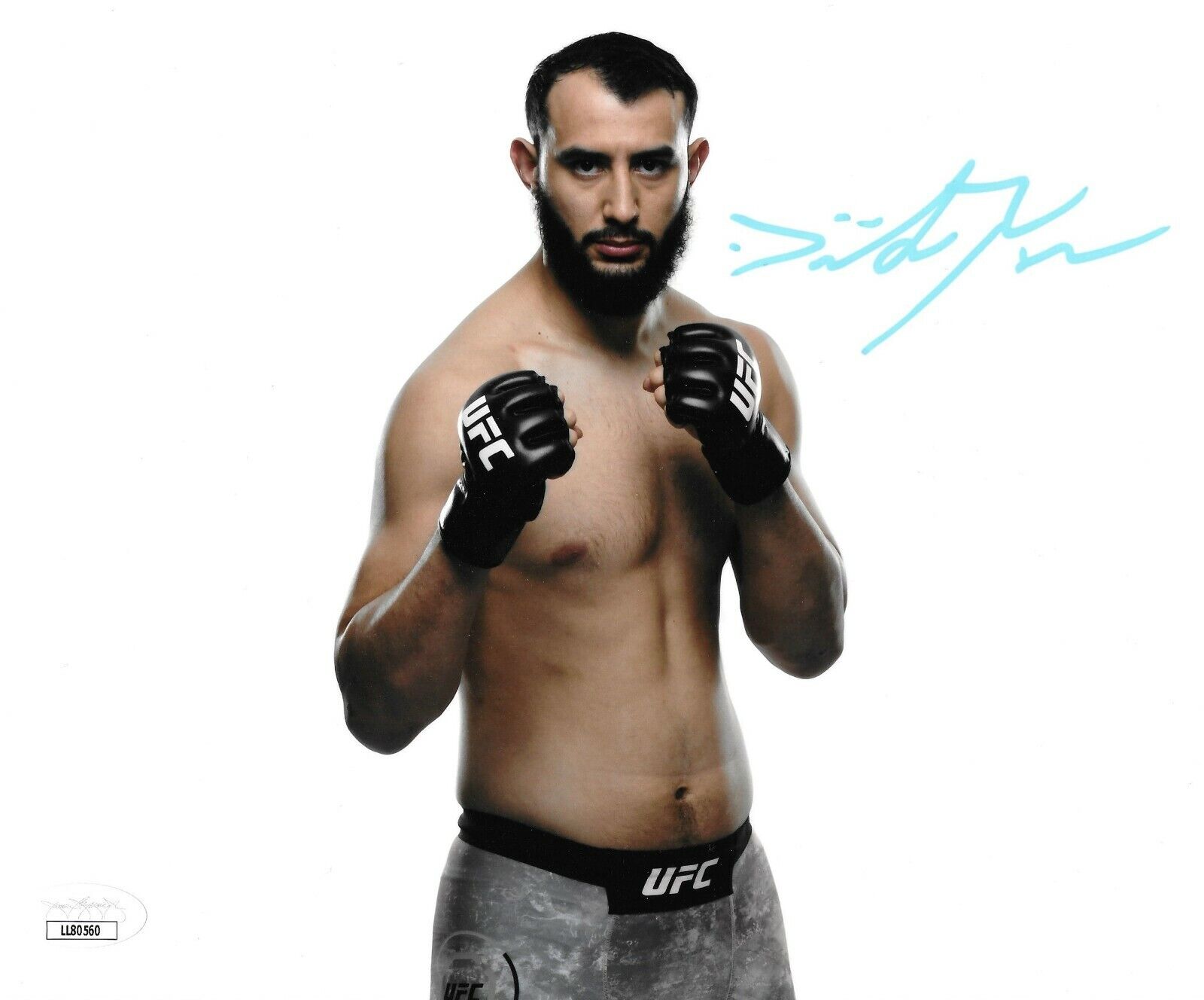 Dominick Reyes Autographed 8x10 Photo Poster painting Photo Poster painting JSA COA UFC Devastator Signed 2