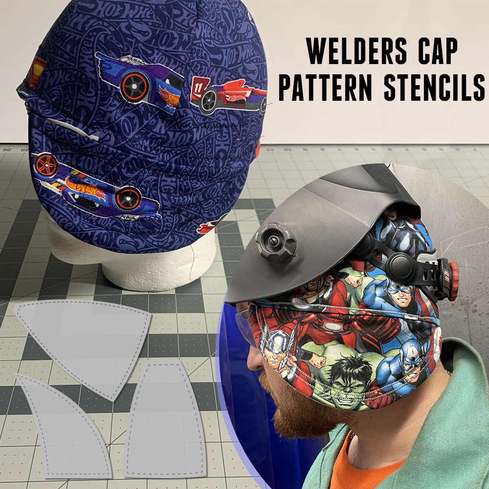 welders-cap-pattern-acrylic-stencils for Free Printable Welders Cap Pattern Welders Cap Pattern Acrylic Stencils for Free Printable Welders Cap Pattern