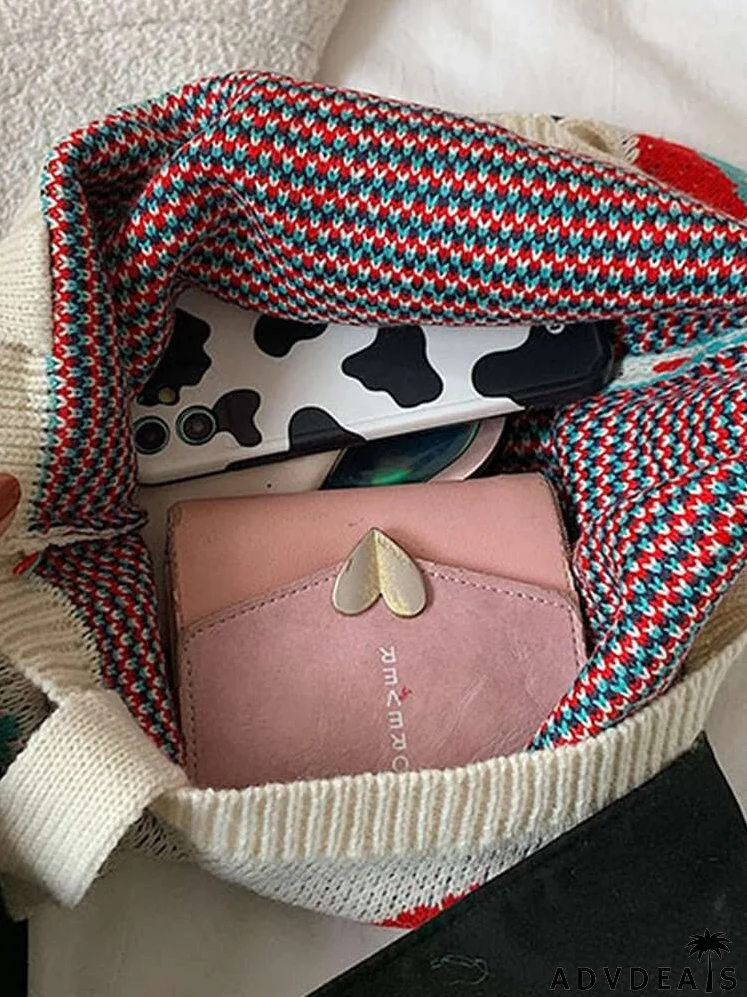 Geometric Graphic Shopper Bag