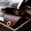 American retro vegetable tanned cowhide glasses case genuine leather myopia glasses sunglasses storage box