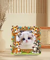 Diamond Painting Cute Tiger Photo Frame Decoration