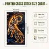 Golden Cosmic Tiger-11CT Stamped Cross Stitch 40*70cm(Big Size) tapestrymarket