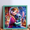 Princess Anna And Stitch-11CT Stamped Cross Stitch 40*40cm/15.75*15.75in