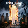 Halloween Giant Hanging Ghost LED Decoration 13ft Adjustable Height