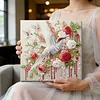 (Pre-Framed)White Bird-Special Shape Diamond Painting Kit(25x25cm)