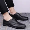Men's Formal Cowhide Low-top Business Soft-soled Casual Leather Shoes