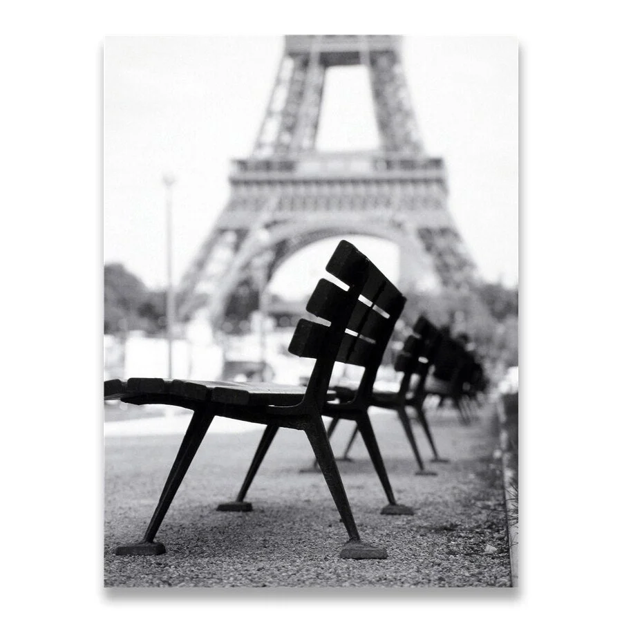 Paris Landscape Wall Art Canvas Painting Nordic Posters And Prints Black White Retro Poster Wall Pictures For Living Room Decor