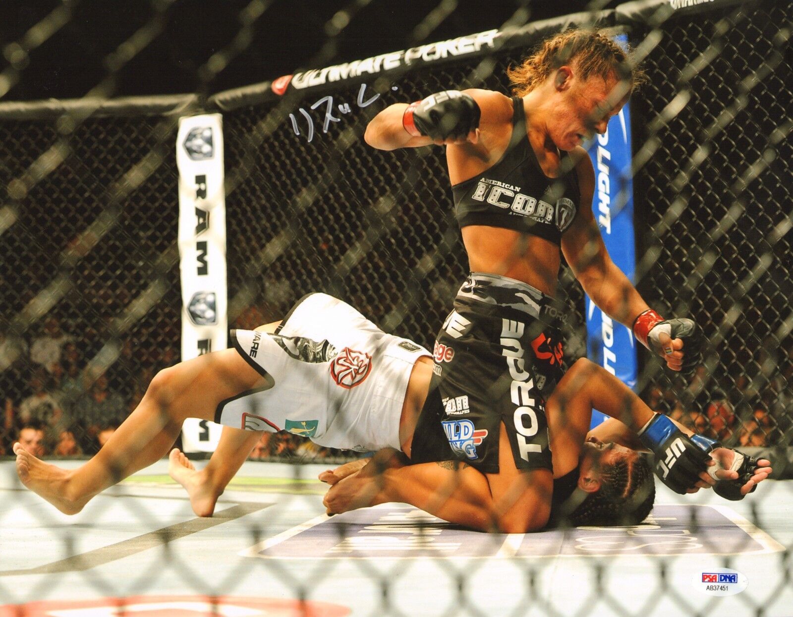 Liz Carmouche Signed 11x14 Photo Poster painting PSA/DNA COA UFC on Fox 8 11 Picture Autograph 6