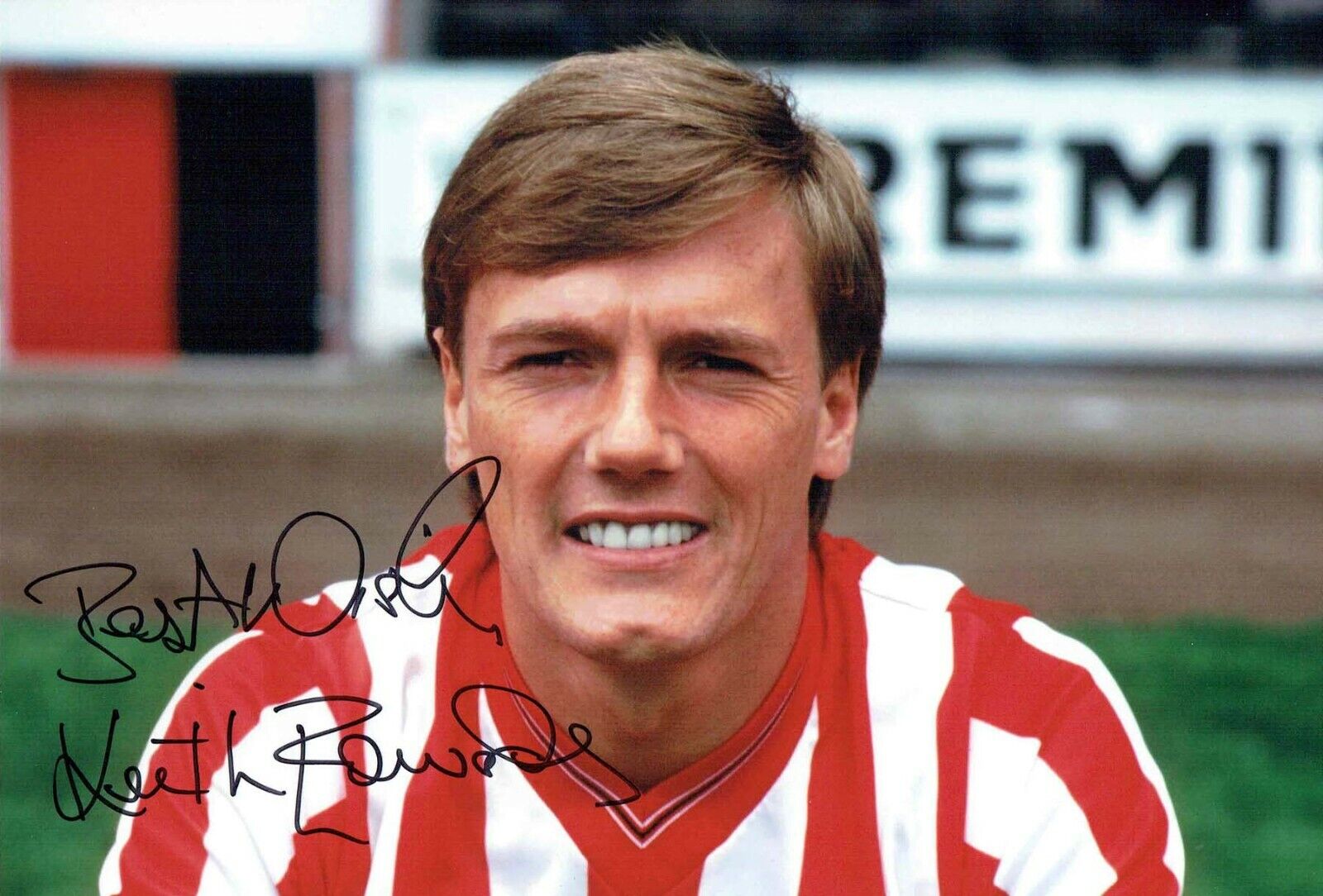 Keith EDWARDS SIGNED Autograph 12x8 Sheffield United Photo Poster painting c AFTAL RD COA Blades