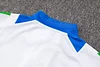 Joyfball 2024/2025 Italy Long Zipped Jacket White Soccer Jersey 1:1 Thai Quality 