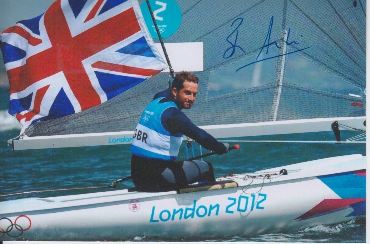 BEN AINSLIE HAND SIGNED 6X4 Photo Poster painting OLYMPICS AUTOGRAPH 1