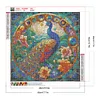 Diamond Painting-Round AB Drill Peacock(45*45CM)
