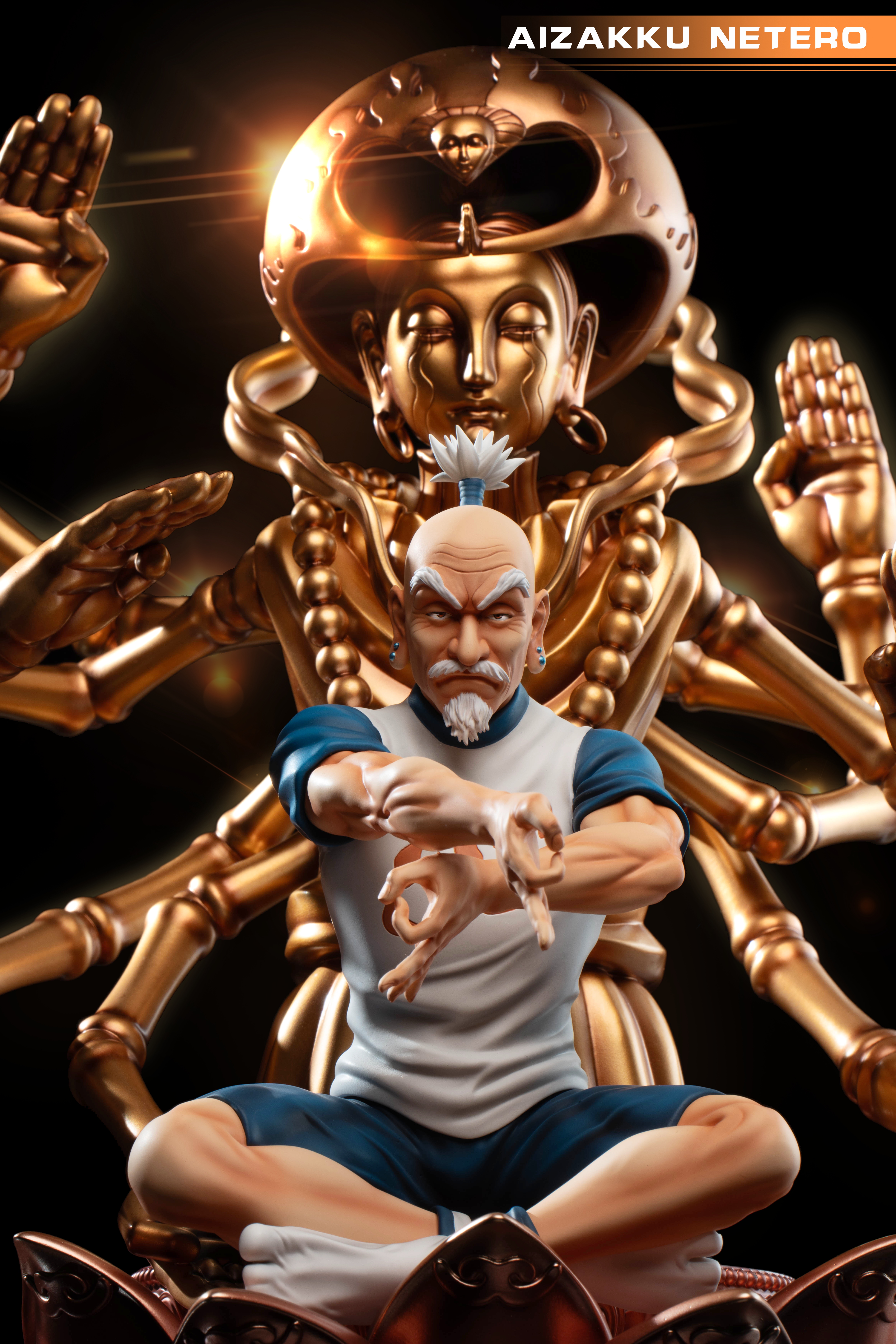 YU Studio - Hunter x Hunter Strong Series Hunter Guild President Isaac Netero 1/6 & 1/4 Statue(GK)-
