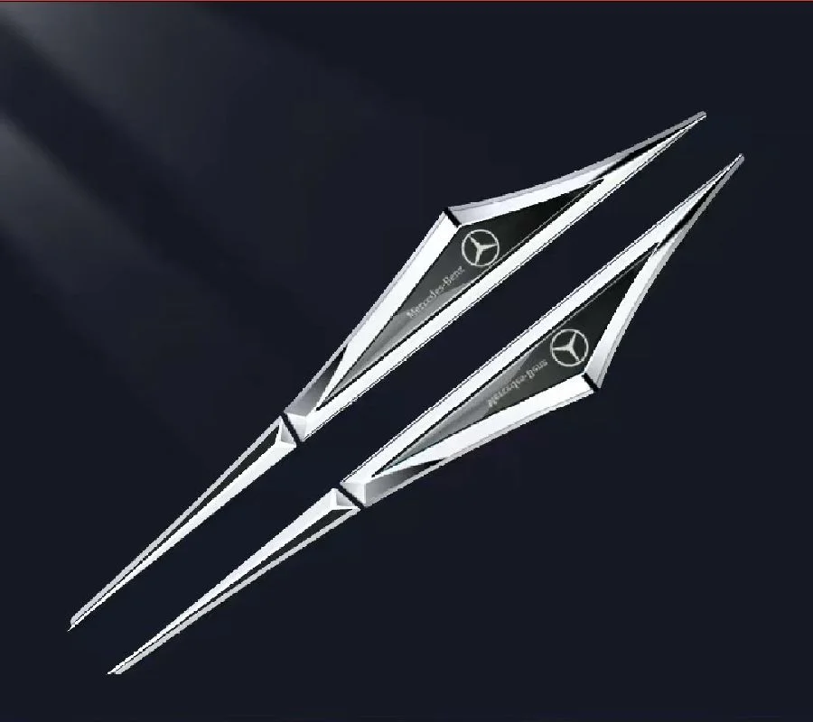 Car fender modification car logo metal sticker