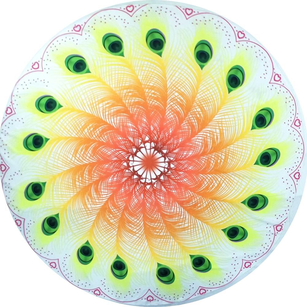 

150 X 150cm Round Mandala Tapestry Wall Hanging Carpet Yoga Mat Decor (03, 501 Original