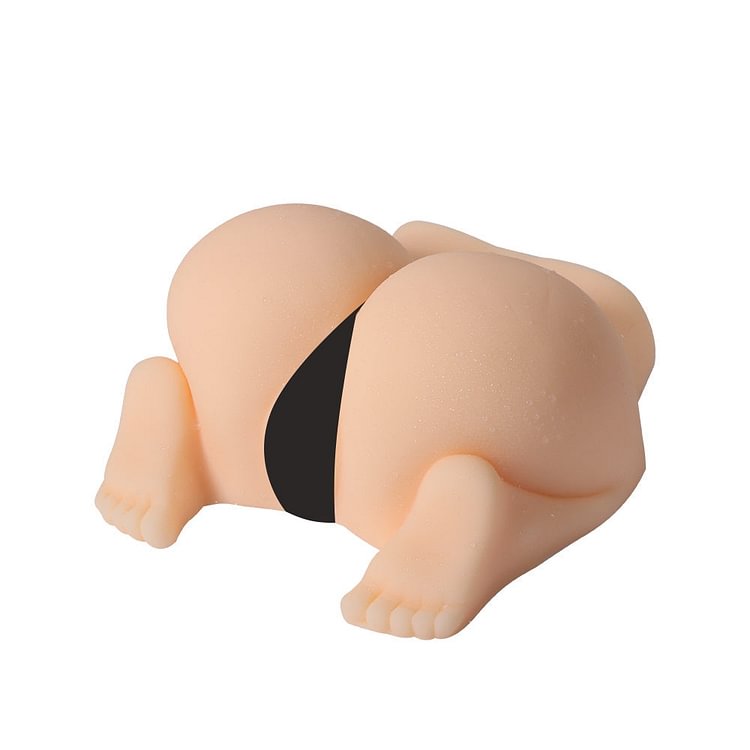 Dual-Channel Realistic Butt Masturbator Toy Rose Toy