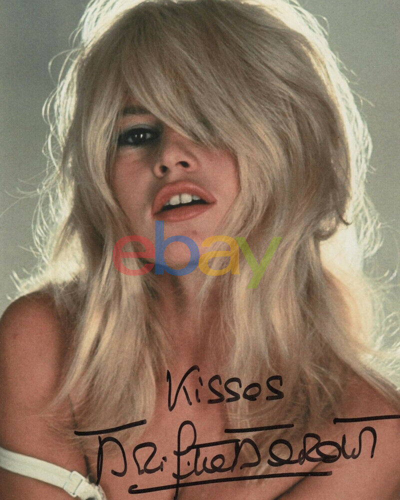 Brigitte Bardot SIGNED 8x10 Photo Poster painting Autographed reprint