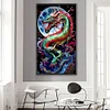 >SALE<5D DIY Full Round Drill Diamond Painting Dragon Kit Home Decoration Art Craft