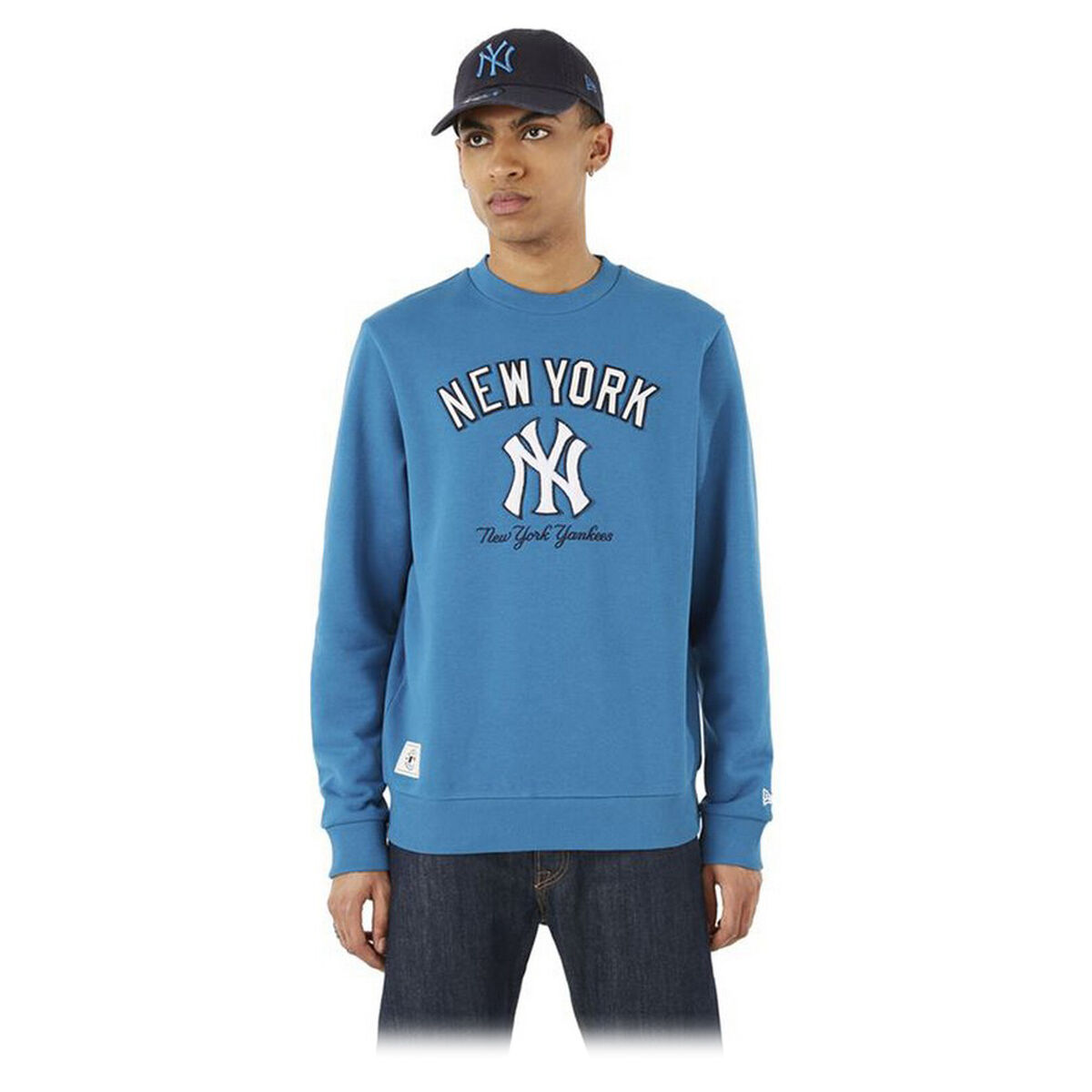 Men&rsquo;s Sweatshirt without Hood New Era MLB Heritage New York Yankees Blue - sale.kim -  endless selection of finest brands