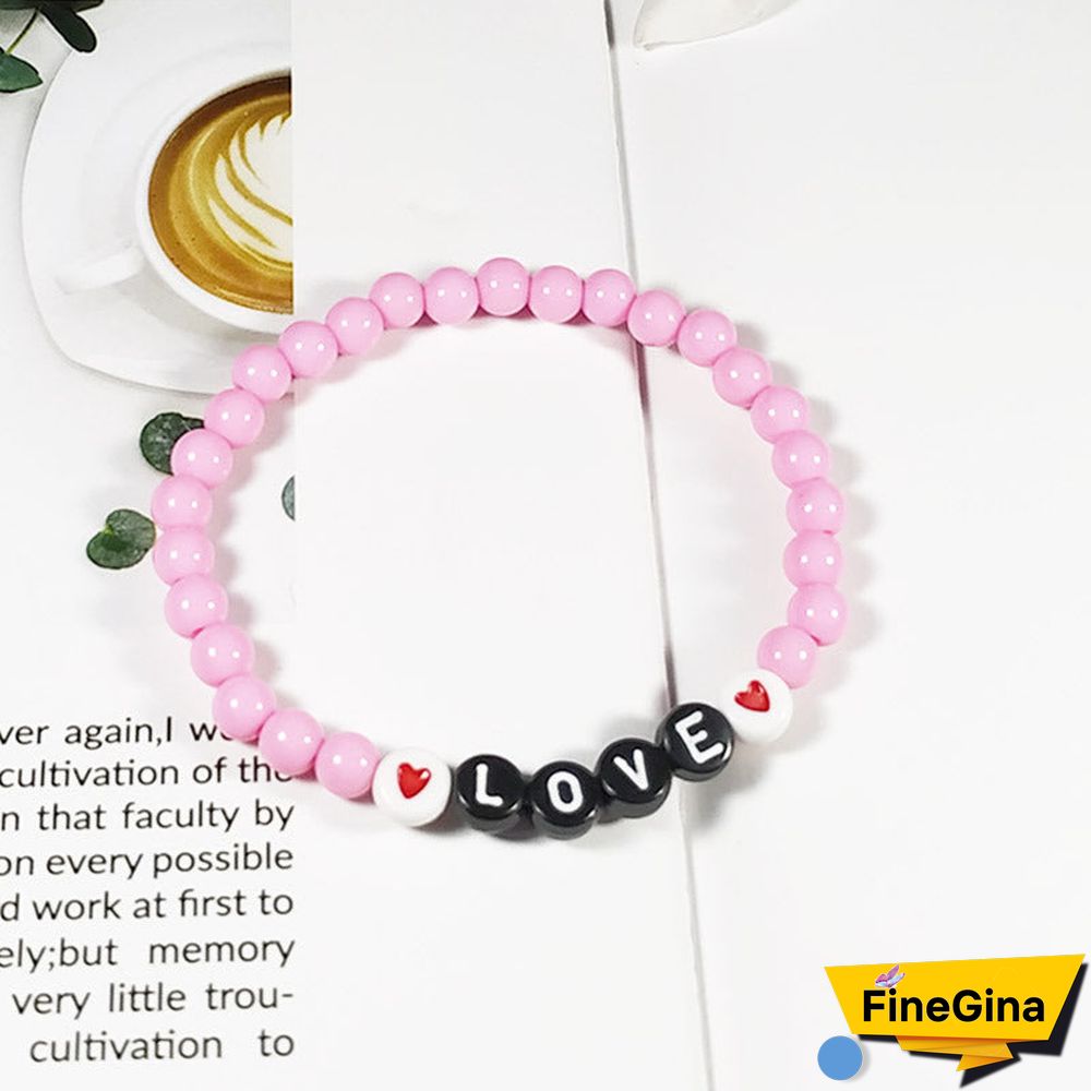 Personalized Saying Alphabet Bead Word Kandi Bracelets