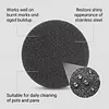 3pcs Round Kitchen Clean Sponges for Stainless Steel Soft Absorbent Non-Scratch Compressed Dish Scrubber for Household Cleaning Pot