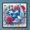Diamond Painting-DIY Crystal Rhinestone Rose Bird