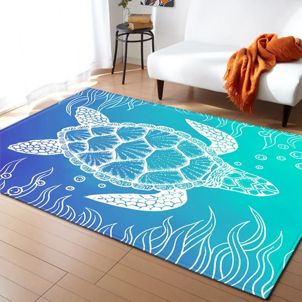 3D Printing Carpet for Living Room Coffee Table Mat Children Rug Kids Room Decoration Carpet Hallway Floor Bedroom Bedside Mat