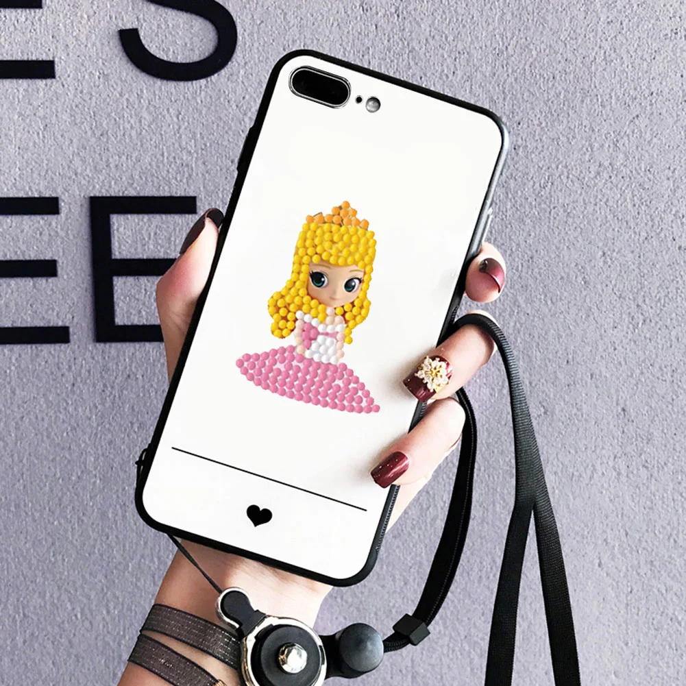 1Set 5D Diamond Painting Stickers Kit DIY Cartoon Cup Phone Decor Gift