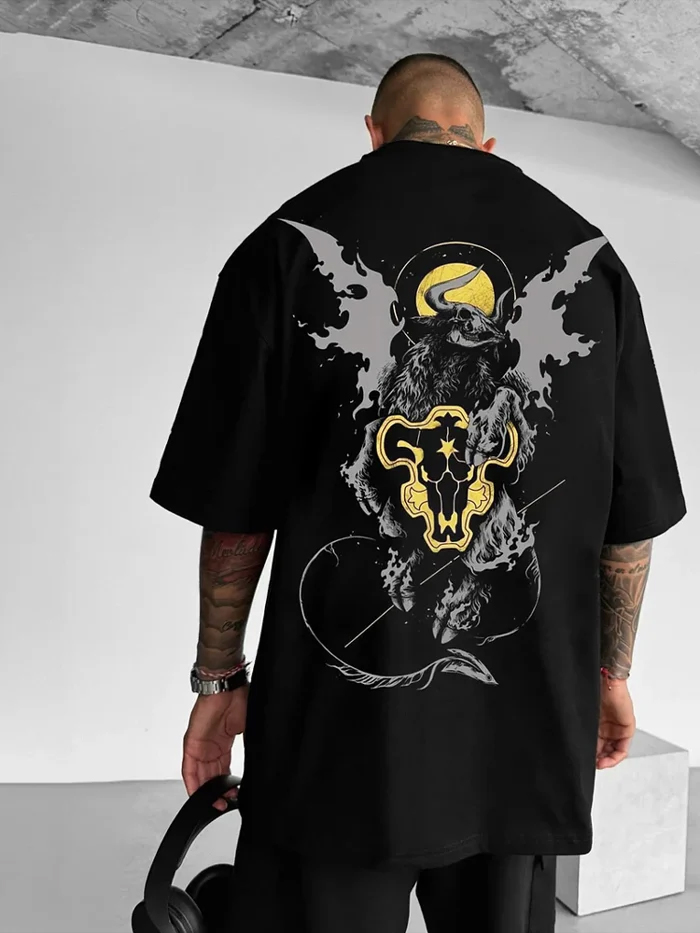 Unisex Anime Print T-shirt