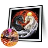 Diamond Painting-DIY Full Round Drill Yin Yang Flying Dragon