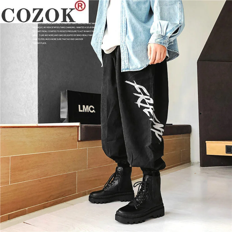 2021 Winter New Black Thick Base Cloth Mid-Top Boots Men Fall British Trend Boots Hight-Top Korean Casual Men's Shoes Boots