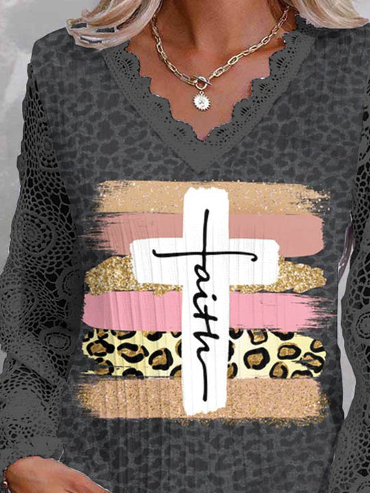 Women Half Sleeve V-neck Solid Color Dress