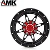 AMK 4pcs Aluminum Alloy 1.9 Wheel Rim 7-Spoke Wheels for 1/10 RC Crawler Axial SCX10 II 90046 TRX4 D90 TF2 Tamiya CC01 MST
