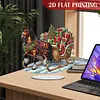 DIY Carriage Filled With Christmas Gifts Diamond Painting Ornaments (Double-Sided)