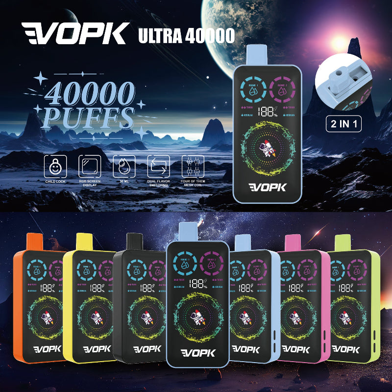 VOPK ULTRA 40000 Puffs Disposable Vape Wholesale vopk CTYVape