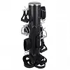 [US Local Warehouse] Vertical Gym Organization for Home Gym Storage Organizer Rack with Lat and Curl Bar Revolving Bars Workout Equipment Storage for 36 Handles & Straps Home Accessories Organization