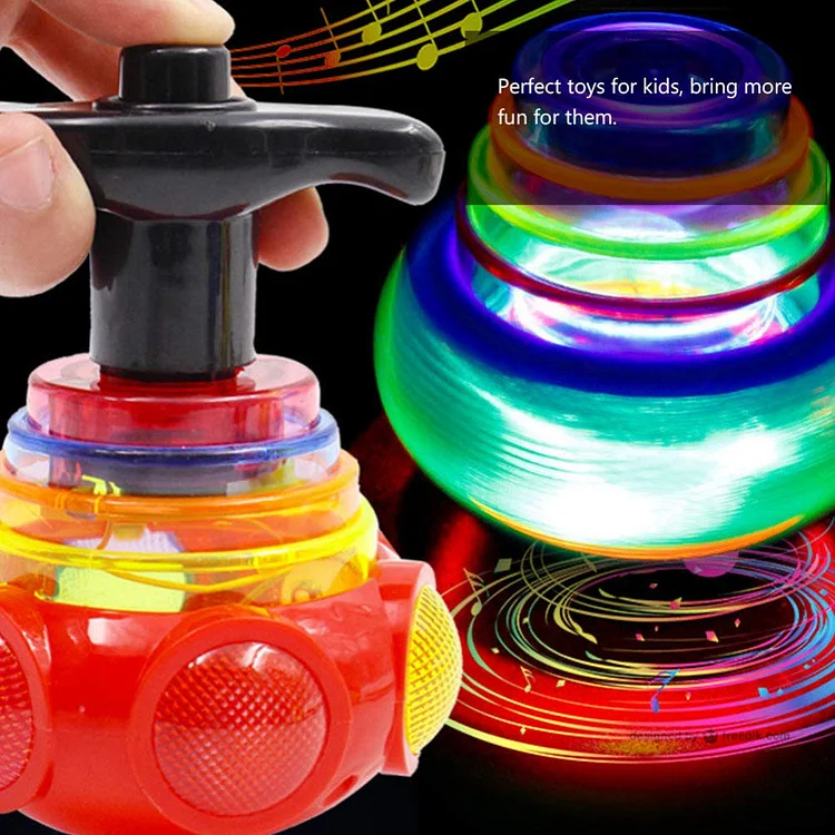 Spinning Tops Light Up  Spin Toys with Music
