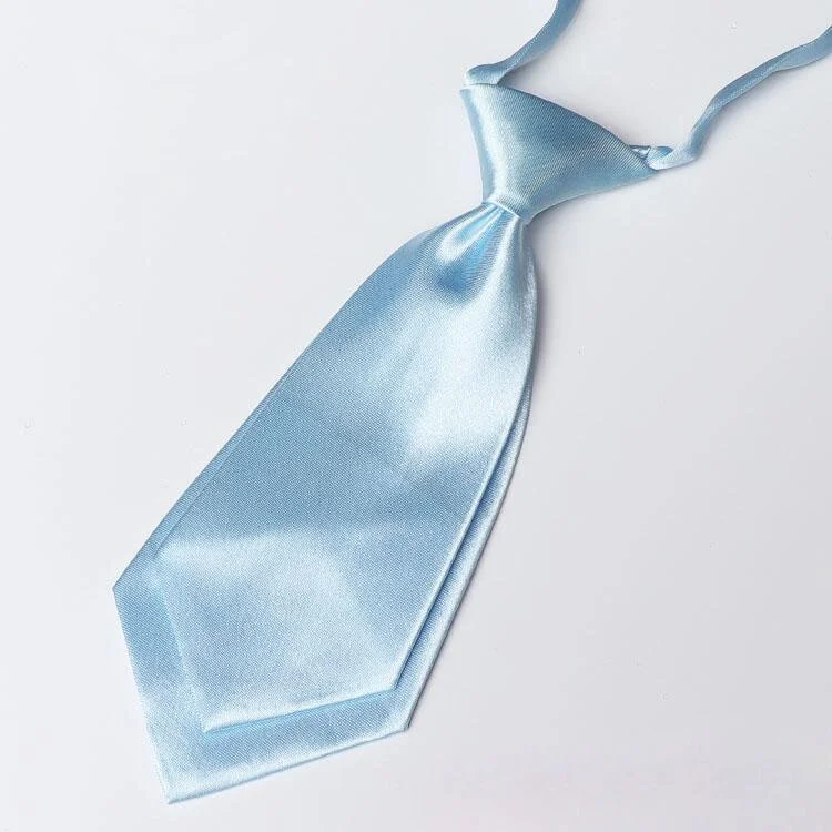 Handmade Bow Tie Necktie Solid Color Double Layer Women's and Children's School Uniform Shirt Accessories Trendy Small Tie Gifts