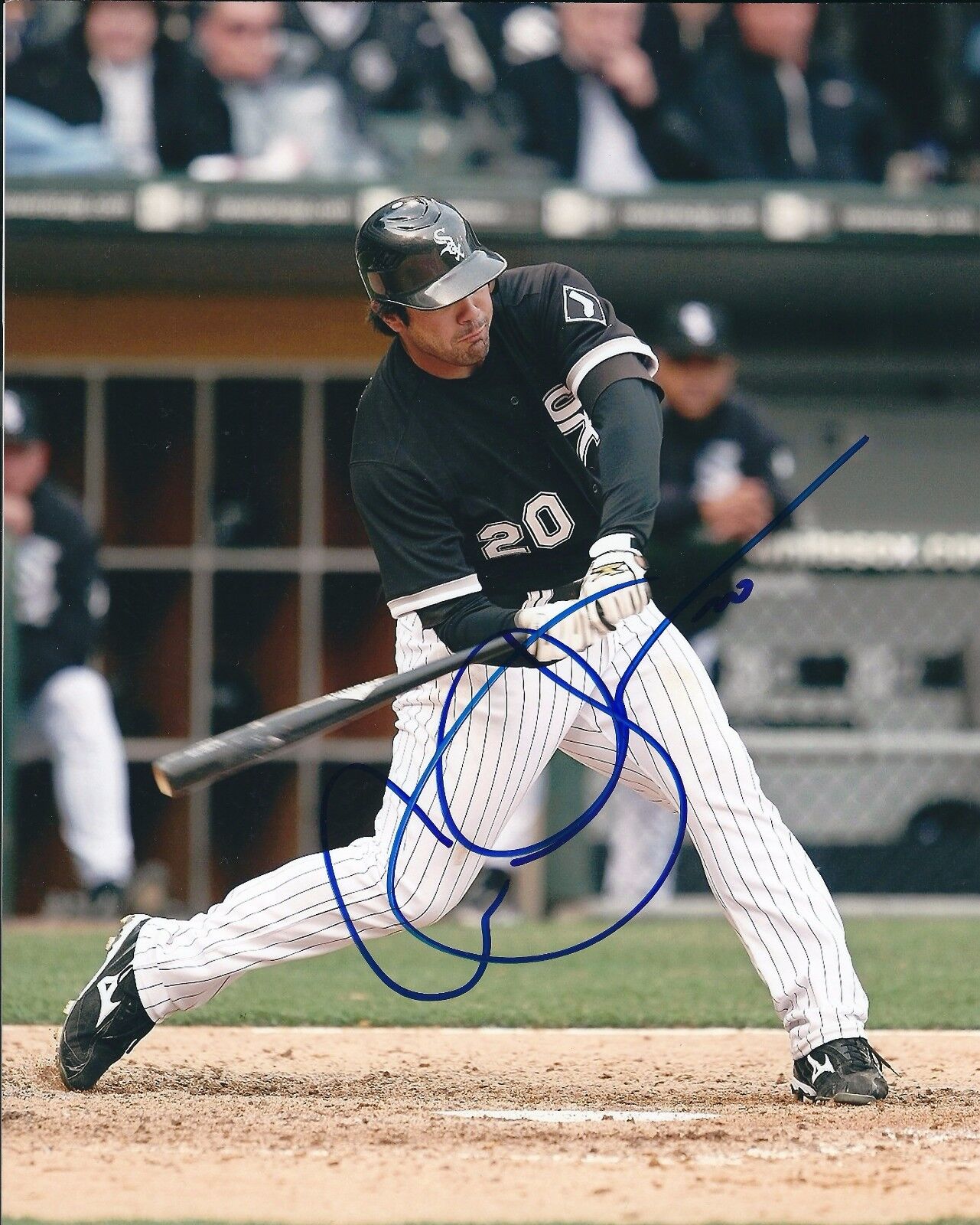 Signed 8x10 CARLOS QUENTIN Chicago White Sox Autographed Photo Poster painting - COA