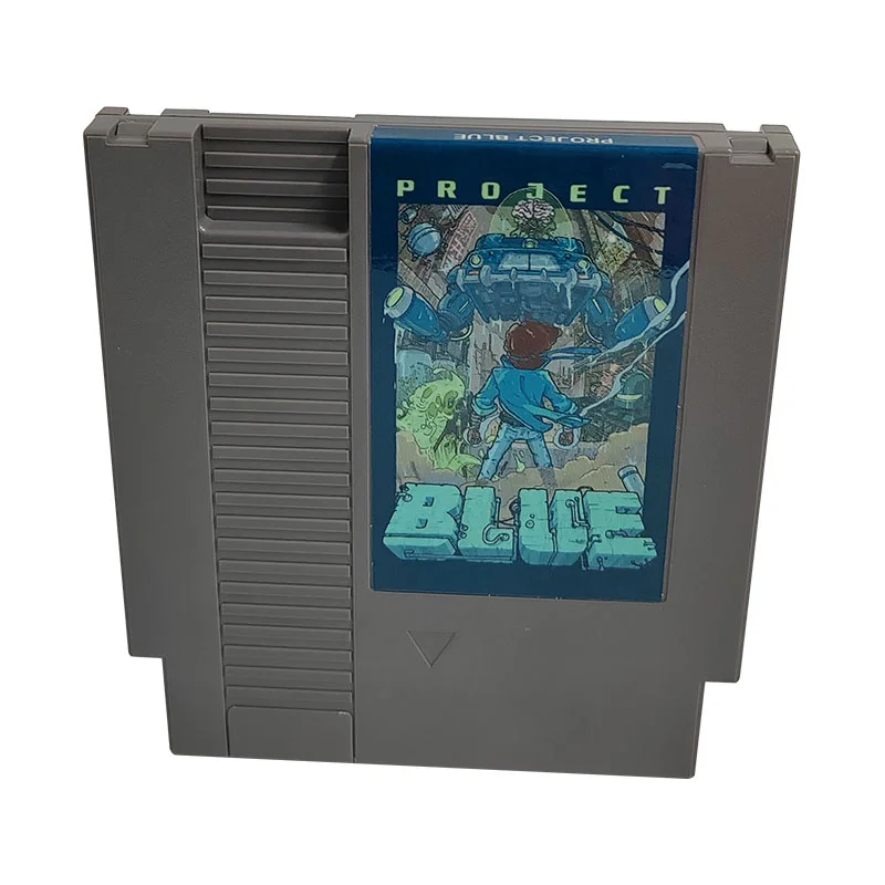 PROJECT BLUE NES For Nintendo Entertainment System Console - 8 Bit Game Cartridge